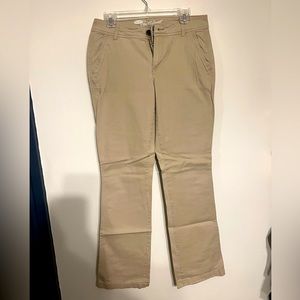 Old Navy 8 Long Khaki Pants